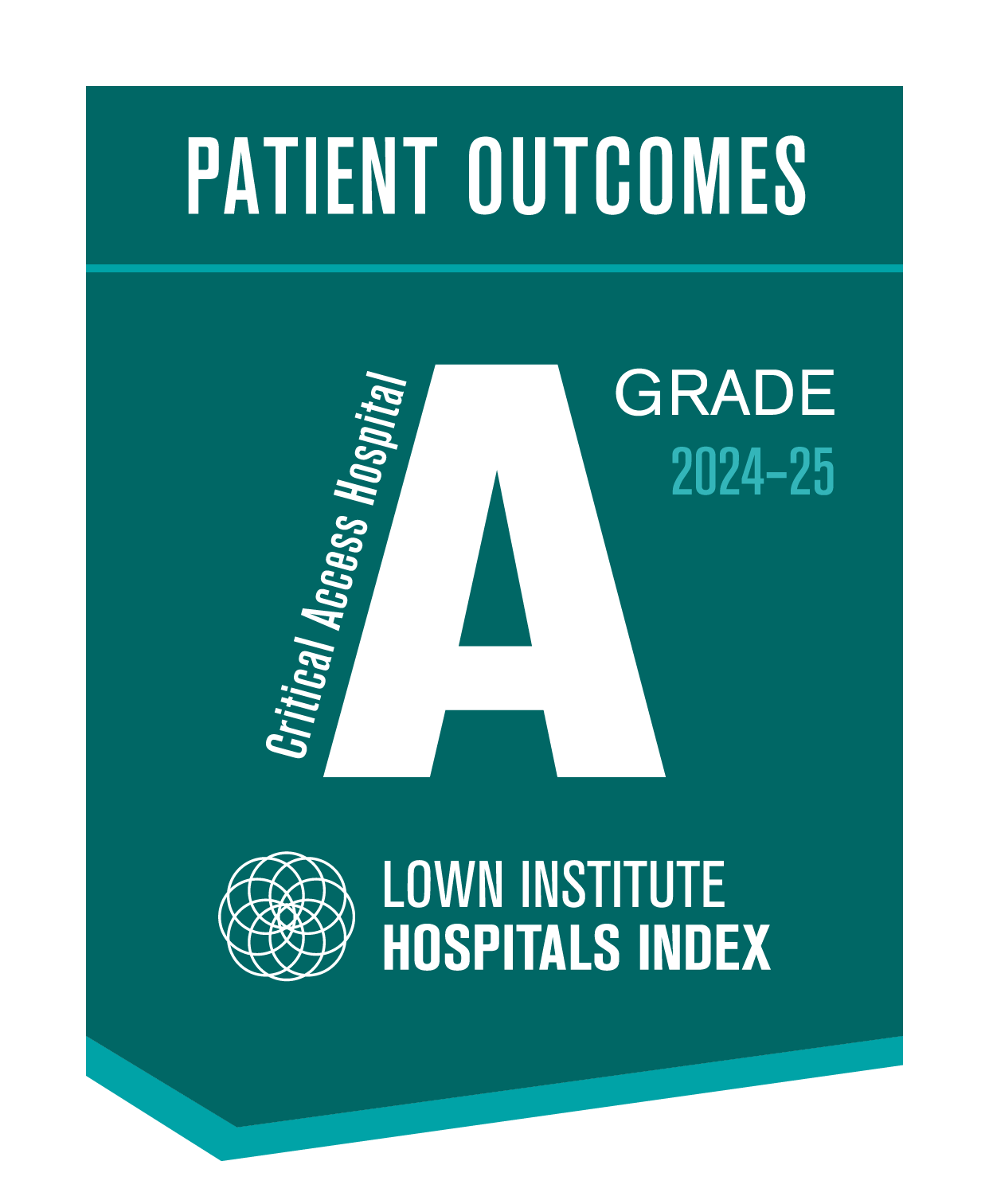 Patient Outcomes 2024-25 badge